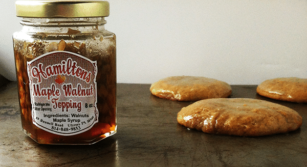 Maple Walnut Butter Cookies