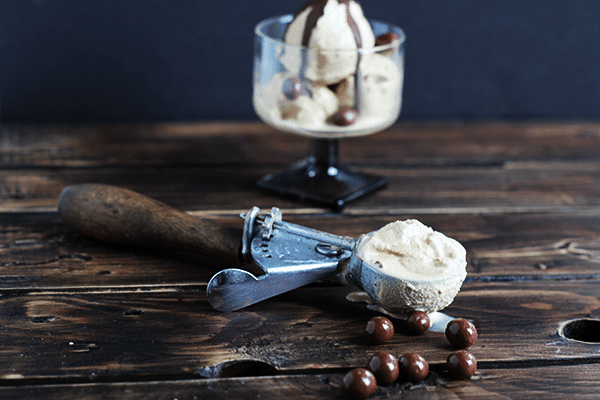 Chocolate Covered Coffee Bean Ice Cream #ChocolateParty