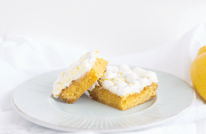 Lemon Cake Mix Bars