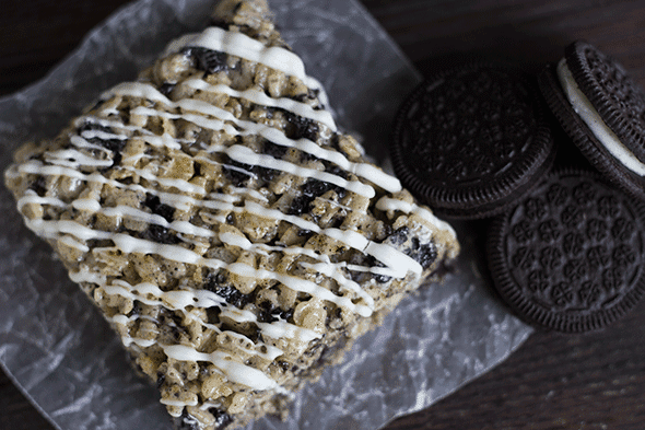 Cookies & Cream Rice Crispy Treats