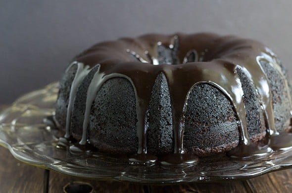Triple Chocolate Zucchini Bundt Cake