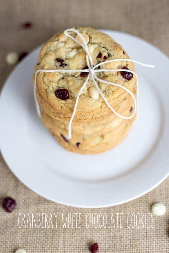 Cranberry White Chocolate Cookies