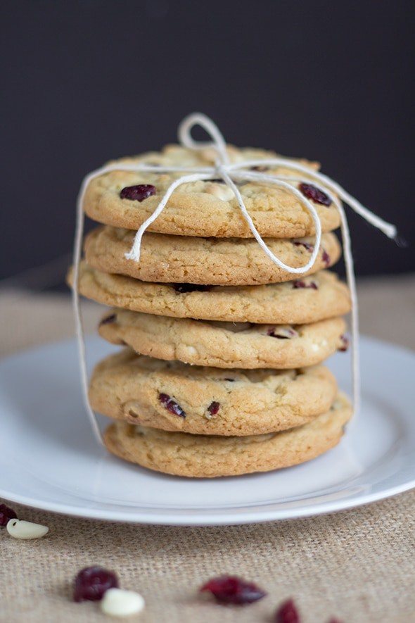 Cranberry White Chocolate Chip Cookies