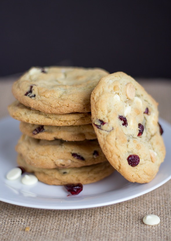 Cranberry White Chocolate Chip Cookies