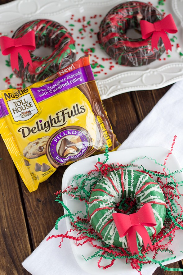 Chocolate Chip Cookie Dough Wreaths