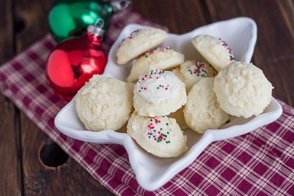 drop style christmas sugar cookies