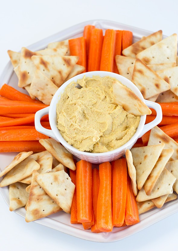 Pickled Vegetable Hummus - Cookie Dough and Oven Mitt