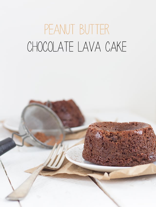 Peanut Butter Chocolate Lava Cake