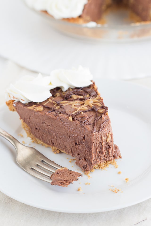 Dark Chocolate Peanut Butter Pie