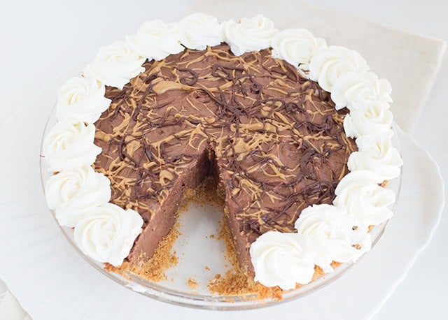 Dark Chocolate Peanut Butter Pie