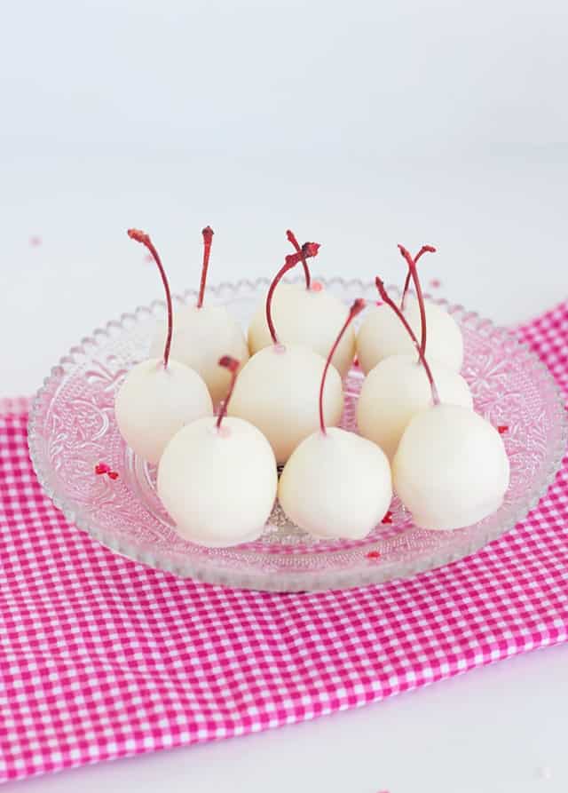White Chocolate Cherry Bombs