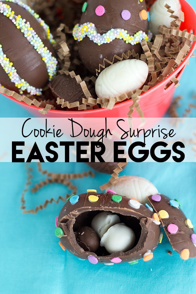 Cookie Dough Surprise Easter Eggs