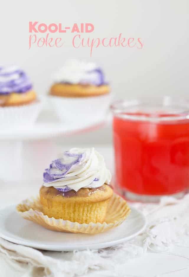 Kool-Aid Poke Cupcakes