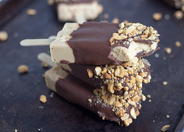 Maple Peanut Butter Cheesecake Popsicles