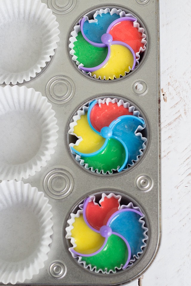 How To Make Multi-colored Cupcakes