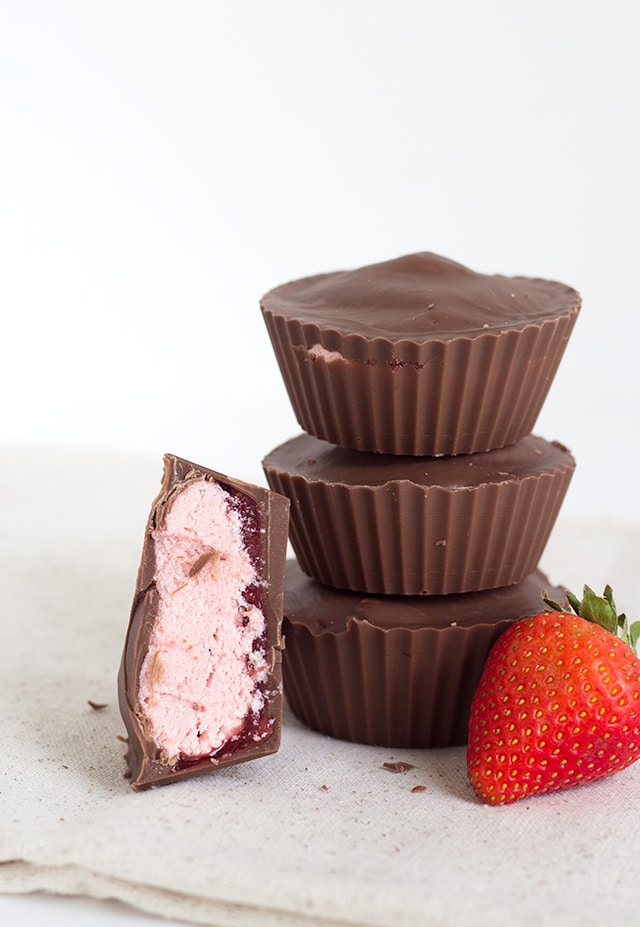 Strawberry Buttercream Cups