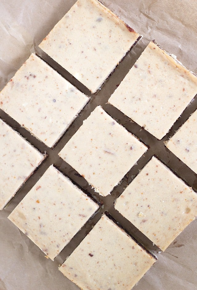 Fig Cheesecake Shortbread Bars - Fig Bars meet cheesecake in this amazing bar. It's a must try!