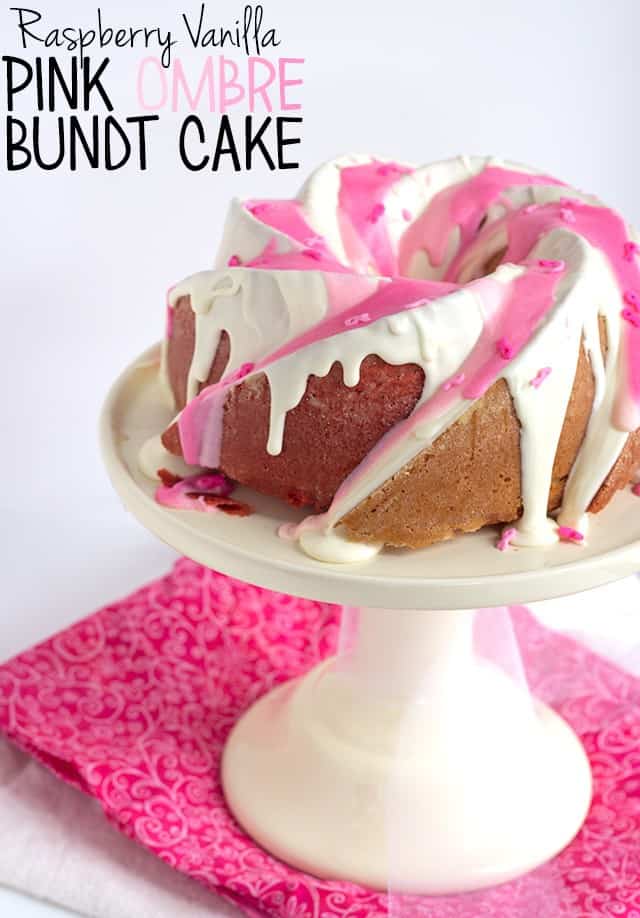 Pink Lemonade Swirl Bundt Cake - Crazy for Crust