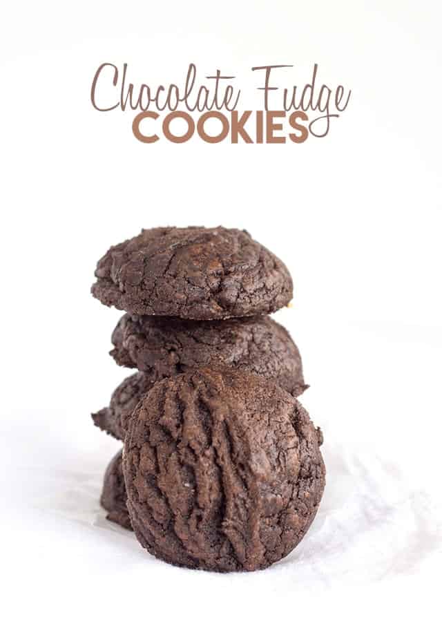 Chocolate Fudge Cookies