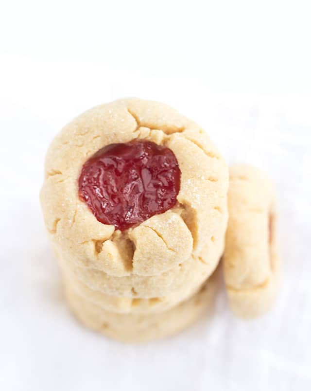 Peanut Butter & Jelly Thumbprints