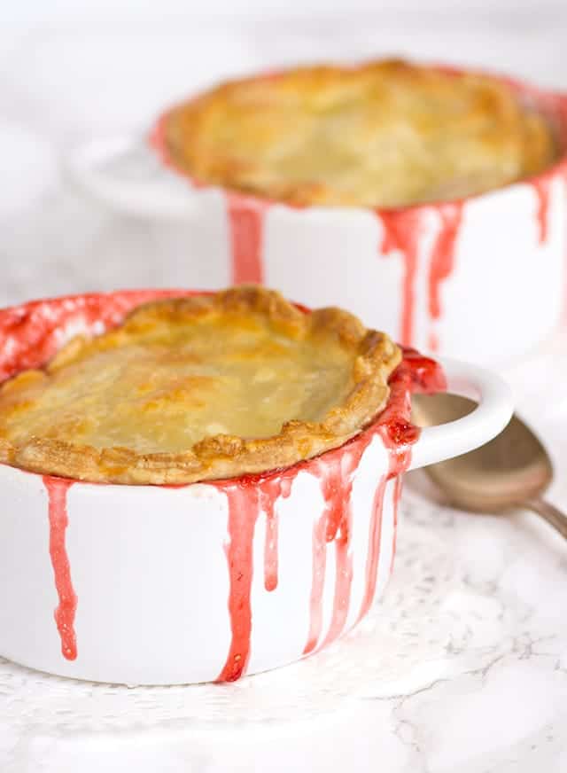 Strawberry Pot Pies