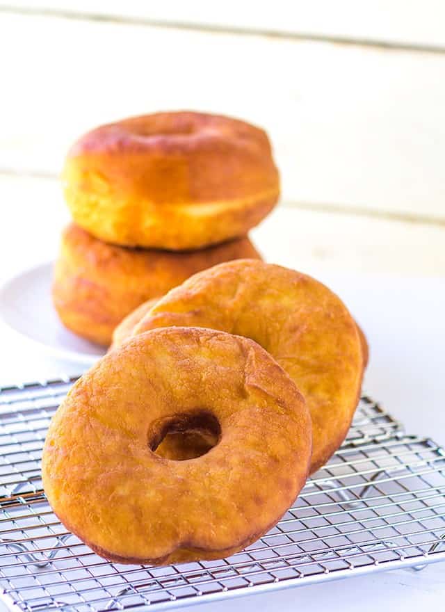 Potato Donuts - amazing tasting deep fried donuts using mashed potatoes! 